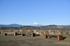 吾妻山公園【芝生広場から見る富士山】20260104
