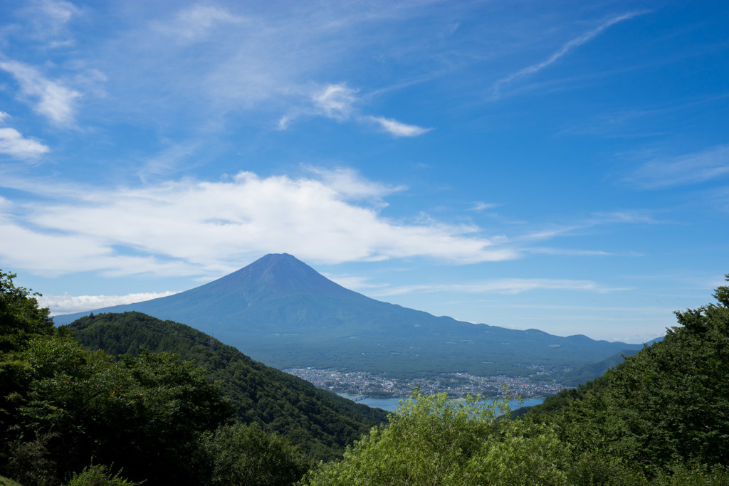富士五湖巡り【峠の茶屋から見る富士】①20180818