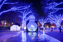 都内夜景巡り【青の洞窟：モニュメント】④20251216