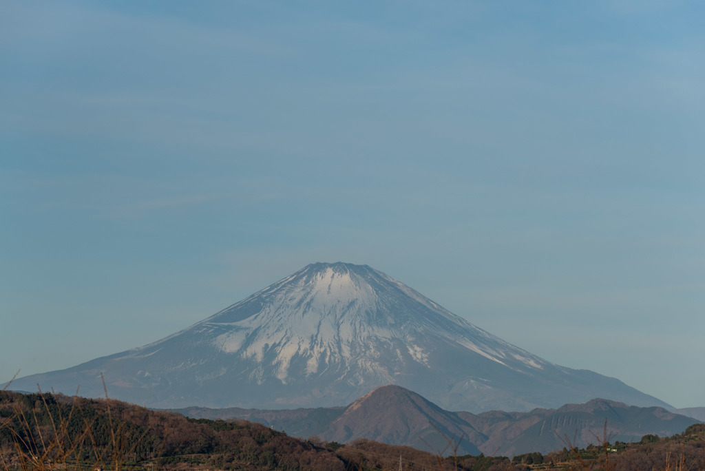 【吾妻山公園からの富士山の眺め】20180107