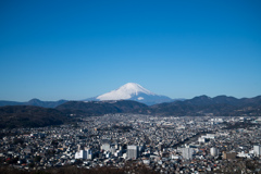 弘法山公園【展望台から見た富士山】20230129