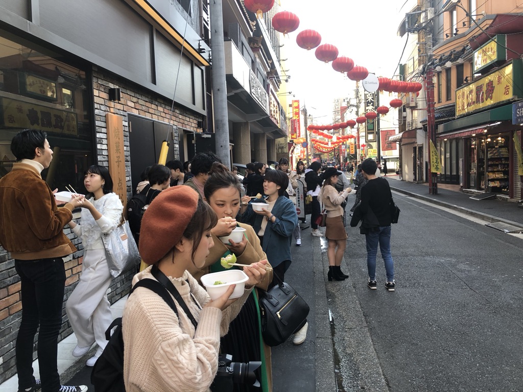 iphoneスケッチ・９/中華街新風物