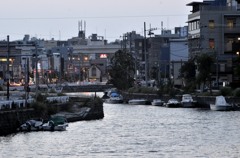 横浜/掘割川の夕景　２－２