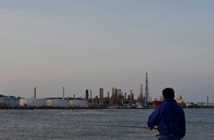 横浜/根岸湾夕景夜景４－２