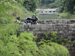 石橋にて