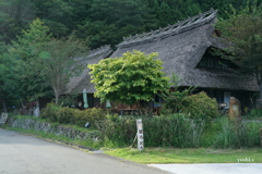 富士山11：根場（ねんば）：復元された家々2