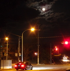 月の夜道 トリミングVer.1