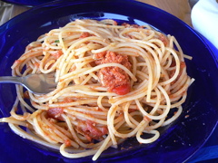 イタリア旅日記：イタリアは美味しい！４：ウニのスパゲティ