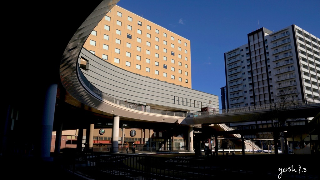 写真エッセイ：水戸駅南口前広場