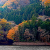 写真エッセイ：花貫紅葉４：山の彩