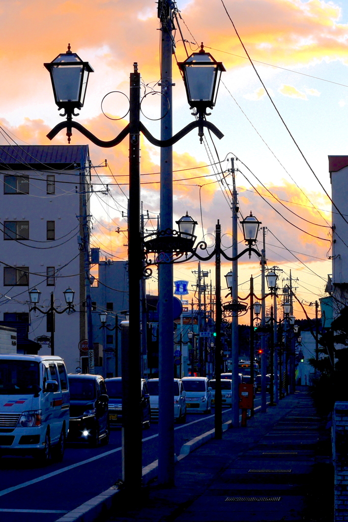 Nostalgic Town Walk35：日暮れどき（写真句）