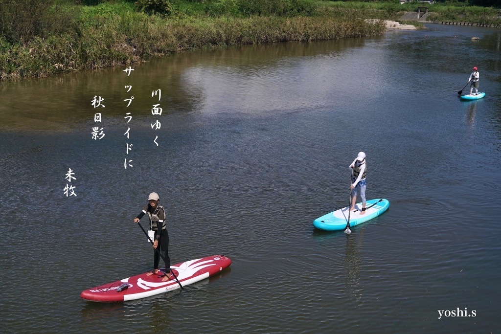 写真句：SUP Riding