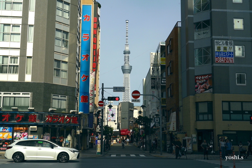 写真エッセイ：浅草散歩６：スカイツリーがそこにある町