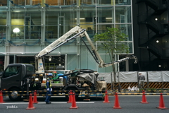 写真エッセイ： 東京散歩14：京橋９：只今工事中