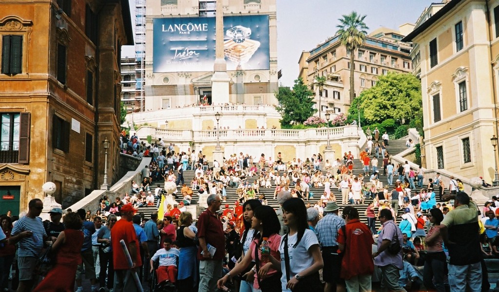 イタリア旅日記：スペイン広場・階段