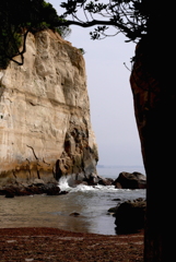 断崖の浜