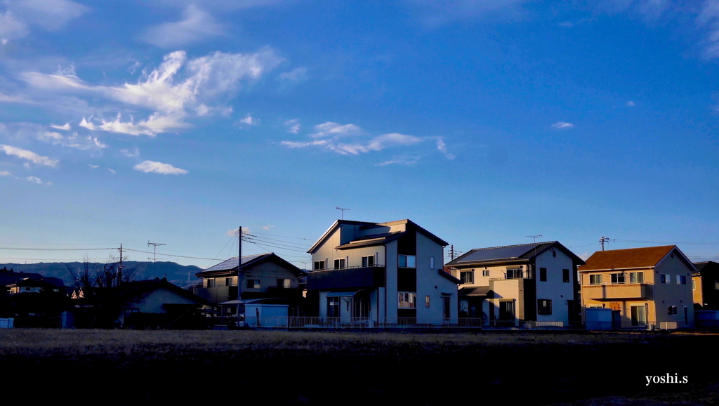 写真句：夕日影