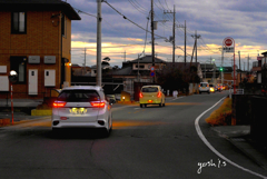 Nostalgic Town Walk 162：手綱道 夕暮れ：写真句