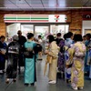 東京散歩14：多摩センター 駅２：駅の花