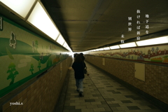 写真句：新宿10：東西の地下道