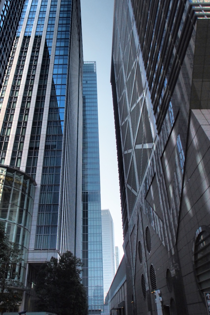 東京散歩３：東京駅周辺の高層ビル群