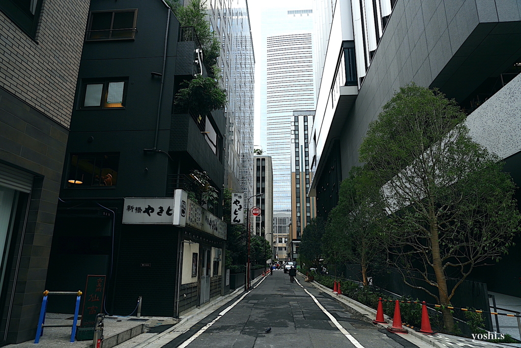 写真エッセイ： 東京散歩11：京橋６：ビルの谷間