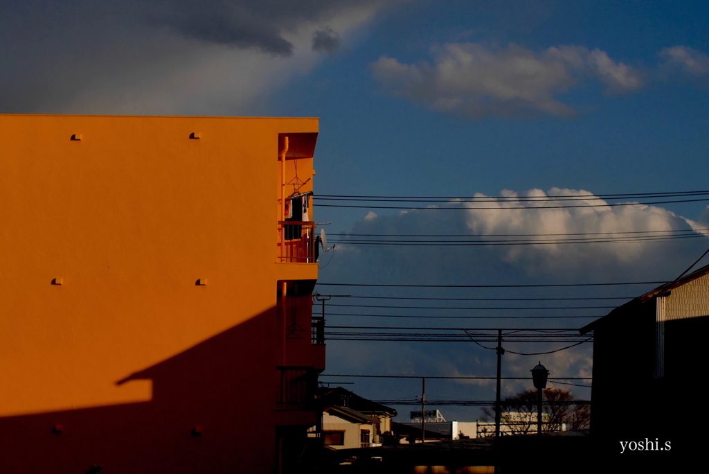 写真句：夕日影