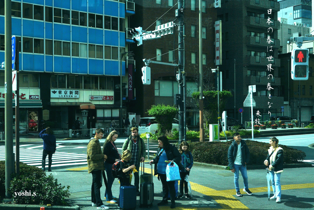 写真句：東京２：外国人観光客