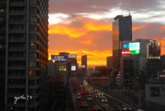 写真エッセイ：東京１：夕焼け