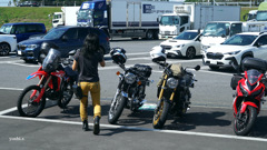 写真エッセイ：A Lady Biker