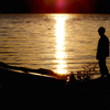 カユガ湖の朝2015：少年