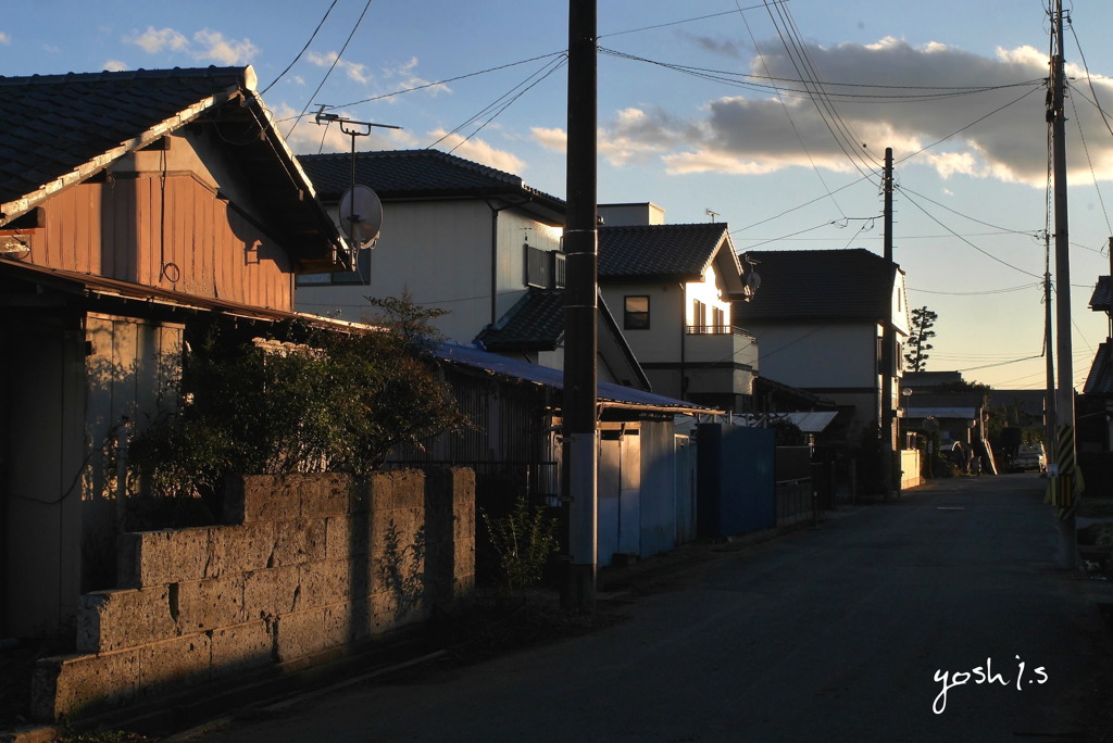 写真句：夕茜