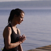Anastacia in meditation
