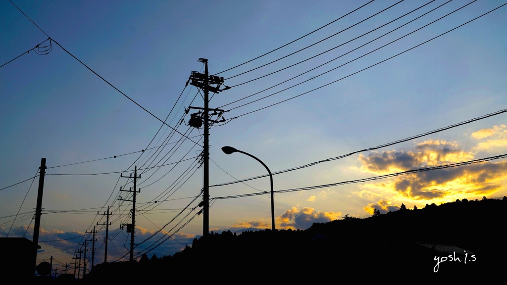 写真エッセイ：秋は夕暮れ