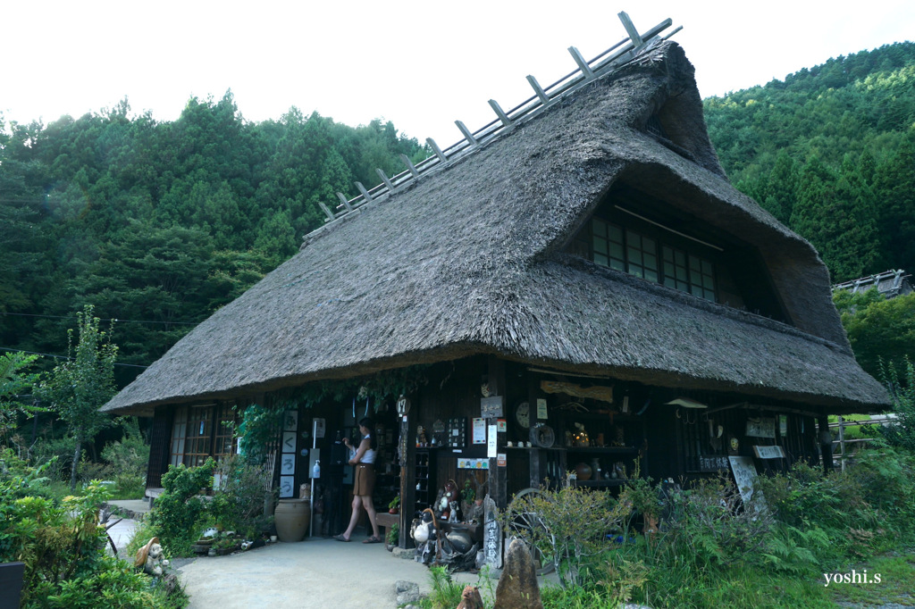 富士山12：根場（ねんば）：復元された家々３