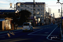 写真句：日暮れ前 ：Nostalgic Town Walk 96