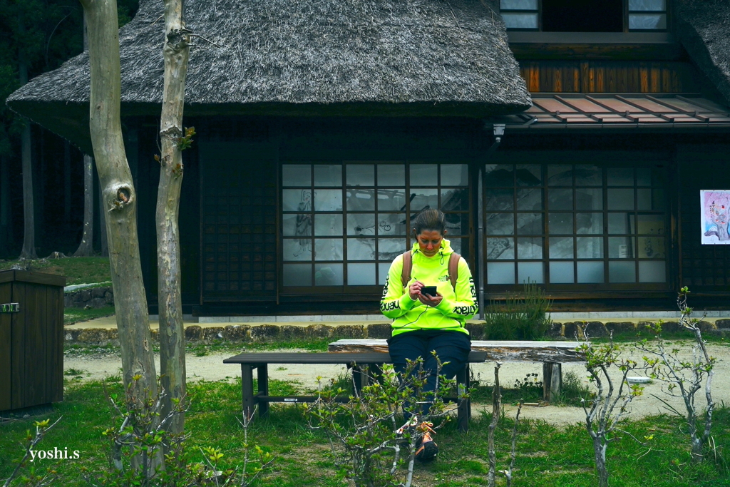 写真エッセイ：冠雪の富士 Photo Trip24：根場13：A lady