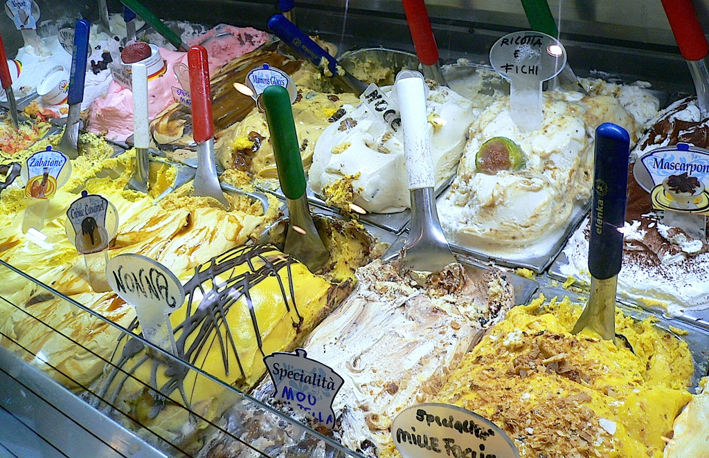 イタリア旅日記：イタリアは美味しい！５：ジェラート