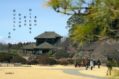 写真歌：偕楽園散歩17：好文亭２