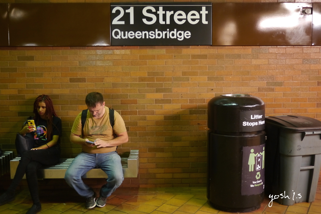 写真エッセイ：US旅日記2019：Waiting for a subway