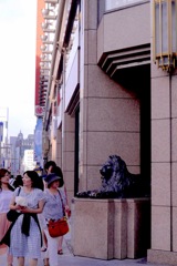 東京散歩Ⅳ：銀座３：ご存知、三越ライオン