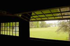 カユガ湖の朝2015：窓２