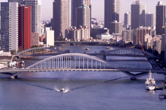 東京ベイエリア：隅田川築地大橋