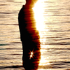 カユガ湖の朝2015：光の少年