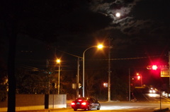 月の夜道
