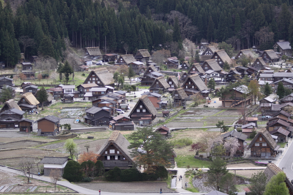 【世界遺産　白川郷】