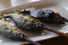 【塩焼と鮎田楽】