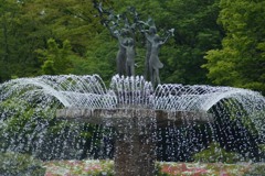 入り口の噴水