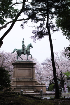 上野公園にて