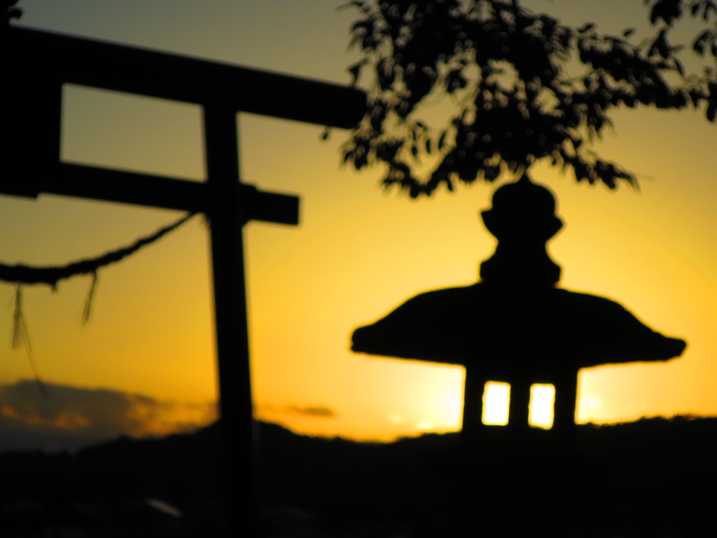 夕暮れ